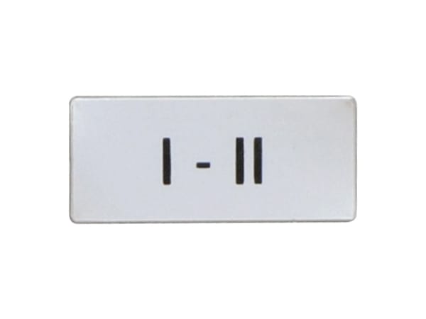 LOVATO ELECTRIC - ETICHETTA SELETTORI I-II