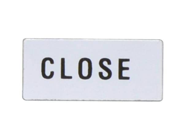 LOVATO ELECTRIC - ETICHETTA CLOSE
