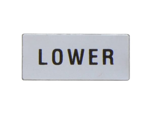 LOVATO ELECTRIC - ETICHETTA LOWER