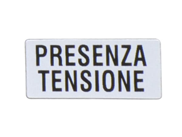 LOVATO ELECTRIC - ETICHETTA PRESENZA TENSIONE
