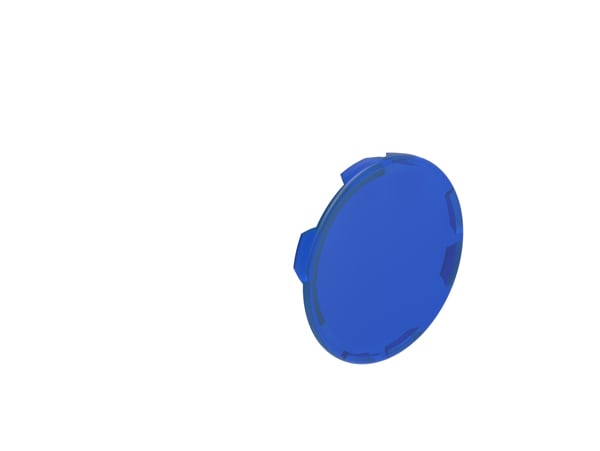 LOVATO ELECTRIC - TAPPO RASATO BLU PULSANTI LUMINOSI