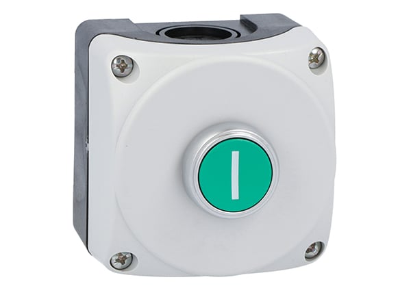 LOVATO ELECTRIC - PULS. GRIGIA + RAS. VERDE I + 1NA