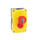 LOVATO ELECTRIC - PULS. GIA+40MM SG.CH+1NA+1NC+LED ROS 24V