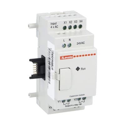 LOVATO ELECTRIC - MOD.ESPANS.RELE' PROGRAM.4I/4O 24VAC