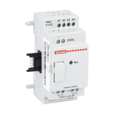 LOVATO ELECTRIC - MOD.ESPANS.RELE' PROGRAM.4I/4O 24VDC