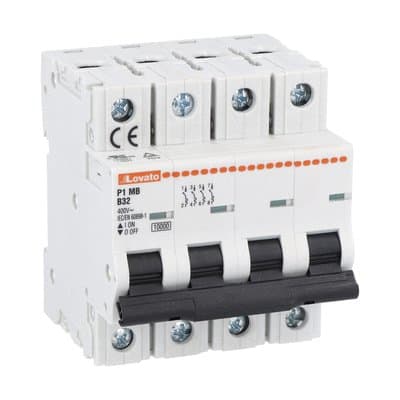 LOVATO ELECTRIC - INTERRUTTORE MAGNETOTERMICO 4P B 2A 10KA