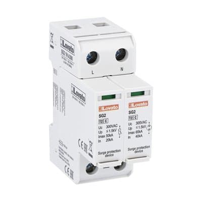 LOVATO ELECTRIC - SCARICATORE DI SOVRAT. TIPO 2 1P+N