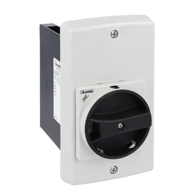 LOVATO ELECTRIC - CONTENITORE INCASSO X SM1R MANIGLIA NERA