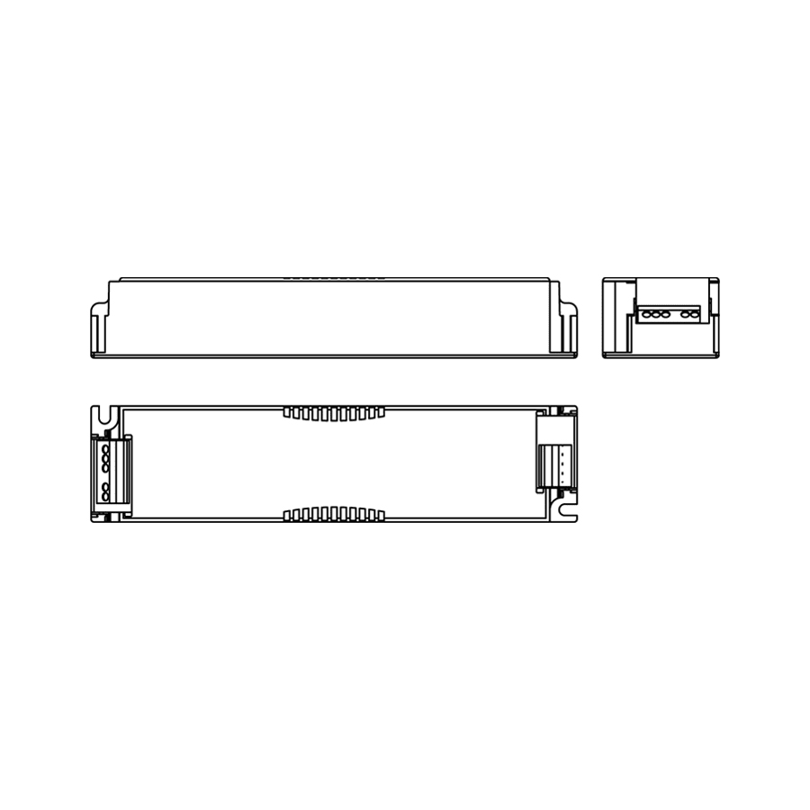 L&L LUCE E LIGHT - DALI/PUSH 60W 24V 220VIN 225X43X30MM