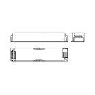 L&L LUCE E LIGHT - DALI/PUSH 60W 24V 220VIN 225X43X30MM