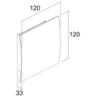 L&L LUCE E LIGHT - BERICA_IN1.0 HC 8W 230V 40K ASIM GR AN BB1010100090AK