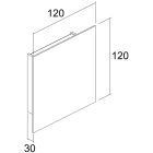 L&L LUCE E LIGHT - BERICA_IN2.0 HC 8W230V 30K ASIM BR AN BB2010100050AZ
