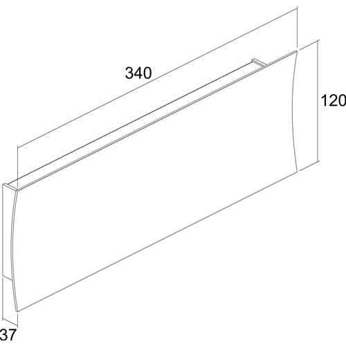 L&L LUCE E LIGHT - BERICA_IN3.1 27W 230V 30K ASIM GR AN BB3110100050AK