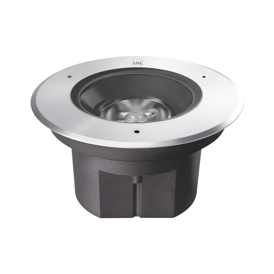 L&L LUCE E LIGHT - CORSO4.0 21W 230VAC 40K ASIMMETRICA INOX CR4010000090AI