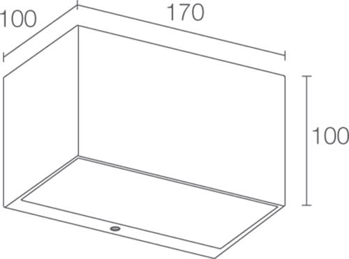 L&L LUCE E LIGHT - GEKO6.1 10W+10W 230VAC 5000K ASIM GRI GK61100AF