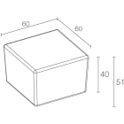 L&L LUCE E LIGHT - ICE LED1.1 1W 350MA 4000K DIF VETRO LE11119DAV