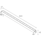 L&L LUCE E LIGHT - SNACK1.1 18W 24VDC 3000K 30 ALL 643MM