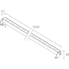 L&L LUCE E LIGHT - SNACK1.3 18W 24VDC 4000K DIF ALL 1243MM