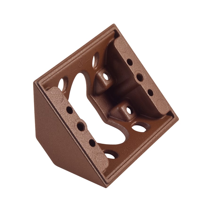 L&L LUCE E LIGHT - PIASTRA ANGOLARE LYSS MINI1.0 GRI WD0800F