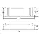 L&L LUCE E LIGHT - DIMMER 0-32W IN 230VAC OUT 0-750MA T-L