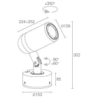 L&L LUCE E LIGHT - AKRO1.1 43W 230V 4000K 16-42 NER AK111009R2N