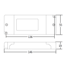 L&L LUCE E LIGHT - AC/DC IN110-240VAC OUT12VDC 20W IP20 AV12020IP20