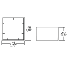 L&L LUCE E LIGHT - AC/DC IN240VAC OUT24VDC 8W IP54 AV24008IP54