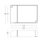 L&L LUCE E LIGHT - AC/DC IN220-240VAC OUT24VDC 60W IP20 AV24060IP20