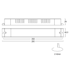 L&L LUCE E LIGHT - AC/DC IN220-240VAC OUT24VDC 150W IP20 AV24150IP20