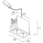 L&L LUCE E LIGHT - BITPOP2.1 HC  15W 230VAC 30K 30 B-B BP211115FW0
