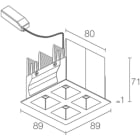 L&L LUCE E LIGHT - BITPOP2.2 HC 26W 230VAC 30K 42 B BP221115LB0