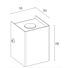 L&L LUCE E LIGHT - BROM1.0 2W 500MA 3000K 10X45 INOX BR100125WI