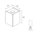 L&L LUCE E LIGHT - BROM1.0 2W 500MA 4000K 20 INOX