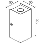 L&L LUCE E LIGHT - BROM2.0 2W+2W 500MA 4000K 20+20 INOX BR200229MMI