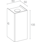 L&L LUCE E LIGHT - BROM2.0 2W+2W 500MA 4000K 10+40 INOX BR200229SLI
