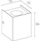 L&L LUCE E LIGHT - BROM3.0 6W 500MA 4000K 35 INOX BR300329LI