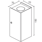 L&L LUCE E LIGHT - BROM4.0 6W+6W 500MA 3000K 35+35 INOX
