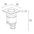 L&L LUCE E LIGHT - BRIGHT1.7 2W 24VDC 4000K 43 INOX