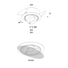 L&L LUCE E LIGHT - CIAK 1.1 HC 1.5W 500MA 4000K 52BIA CK111019LB