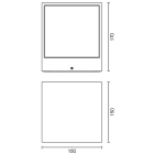 L&L LUCE E LIGHT - LINEAR4.2 14W 230VAC 4000K ASIM ANTR