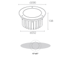 L&L LUCE E LIGHT - STRA1.0 37W 230V 40K 37 MS CS101009LI