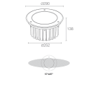 L&L LUCE E LIGHT - STRA1.0 HC 37W 230V 40K 30 MS