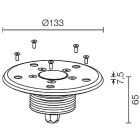 L&L LUCE E LIGHT - BRIGHT2.0 316L 6W 500MA 5000K 38 INOX CW20320LAI