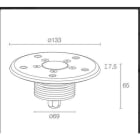 L&L LUCE E LIGHT - BRIGHT2.0 316L 6W 500MA RGB 24 INOX CW20326MAI