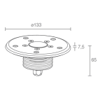 L&L LUCE E LIGHT - BRIGHT2.6 316L 6W 24VDC 5000K 38 INOX CW26000LI