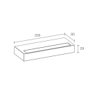 L&L LUCE E LIGHT - ELLA IN 2.0 13W 230VAC 3000K DIF BIA EA20105DBN
