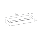 L&L LUCE E LIGHT - ELLA OUT 2.0 16W 230VAC 3000K DIF GRI