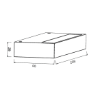 L&L LUCE E LIGHT - ELLA IN 2.0 13W 230VAC 4000K DIF BIA