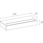 L&L LUCE E LIGHT - ELLA IN 2.0 13W 230VAC 4000K DIF CROM