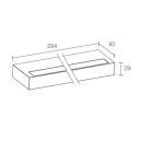 L&L LUCE E LIGHT - ELLA IN 3.0 19W 230VAC 3000K DIF BIA